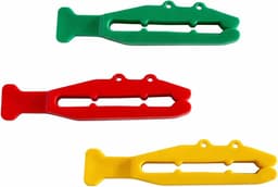 Wasknijpers - Klemmen - Was ophangen - Krokodillen design - 20 stuks - Rood geel groen — thumbnail 1