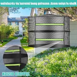 Vouwbaar Droognet voor Oogst, 4 Stuks - Telescopisch Droogrek voor Bloemen en Planten, Ideaal voor Kunstwerken en Droogprocessen — thumbnail 5