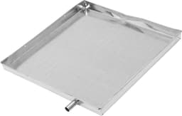 Afvoerbak Airconditioner - Lekbak Condenswater - Water Opvangen - Universeel Toepasbaar - 41x41x3 cm - Zilver — thumbnail 1