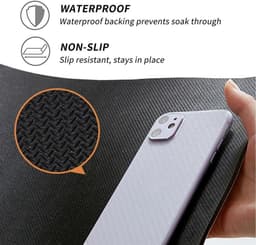 Wasmachine Drogerhoes - Beschermmat Apparaten - Apparaten Beschermen - Antislip Diatomeeënaarde - 60 x 60 cm - Geruit — thumbnail 5