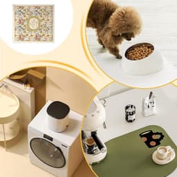 Wasmachine Top Cover - Droger Protector Mat - Apparaten Beschermen - Waterdicht Antislip - 60x60 cm - Spring Garden — thumbnail 3