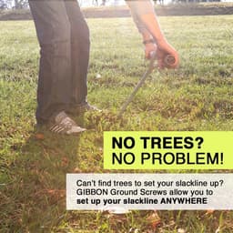 Grondanker voor Slackline - Solide Bevestiging zonder Bomen — thumbnail 2