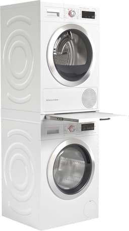 YOR® Tussenstuk Wasmachine Droger - Stapelkit - Tussenstuk Wasmachine en Droger - Tussenstuk Wasmachine Droger Zwart - Tussenstuk Wasmachine Droger Aeg - Wit - 54cm x 60cm x 8cm — thumbnail 2