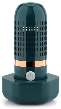 Draadloze Fruit-Draagbare Voedselreiniger Capsule - Wasmachine voor Groente en Fruit - schoonmaken-Verwijdert Pesticiden en Bacteriën - USB Oplaadbaar - Wit en Blauw - 9.8x16.2cm — thumbnail 1
