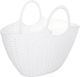 CM Flexibele wasmand of draagtas - wit - 22 liter - kunststof - 50 x 20 x 40 cm - opbergen — thumbnail 4