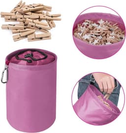 Stunq® Kledingknijper Opbergzak voor Binnen- en Buitengebruik met Waterbestendige Sluiting en Stevige Haak — thumbnail 5