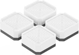 4x Meubelverhogers Grijs - Wasmachine & Droger Voeten - Verstelbare Verhoging voor Bank, Bed of Tafel - 4 cm — thumbnail 4