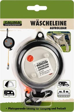 Oprolbare Waslijn voor Buiten en Camping - 8 Meter — thumbnail 4