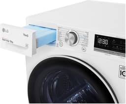 LG RH90V5AV6N 9 kg warmtepompdroger, wit | Eco Hybrid™ | Allergy Care™ | zelfreinigende condensor — thumbnail 5