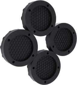 Wasmachine Trillingsdempers - Antislip Absorptiepads - Geluidsreductie - Krachtige Zuignap - 16x12x4cm - Zwart — thumbnail 3