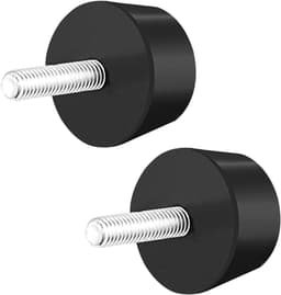 Rubberen Trillingsdempers - Schokdempers Motorsteunen - Apparaten Stabiliseren - Hoge Elasticiteit - M8 M10 - Zwart — thumbnail 1
