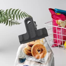 10x Grote Zwarte Metalen Clips 6,5 cm - Sterke Klemmen voor Foto's, Papieren, Zakken en Kantoor — thumbnail 2