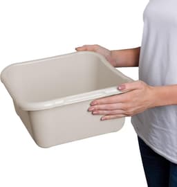 Robuuste Rechthoekige Waskom met Handgrepen - Compacte Opbergbak (8 Liter) — thumbnail 5