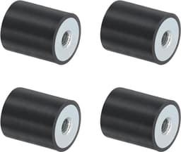 4x Rubberen Schroefdraad Dempers M6 Trillingsdemping voor Apparaten en Machines — thumbnail 1