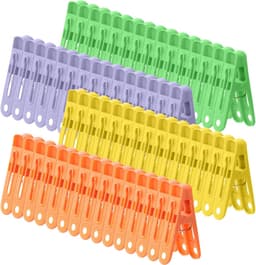 Kleurige kunststof wasknijpers voor handdoeken en kleding – 60 stuks — thumbnail 1