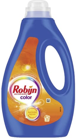 3 x Robijn Vloeibaar Wasmiddel Color 20 Wasbeurten 1 liter - Grootverpakking - Kleurbehoud - Wasmiddel - Wasmiddel Voor Gekleurde Was - Frisse Geur - Wasmiddel Met Color Serum — thumbnail 5