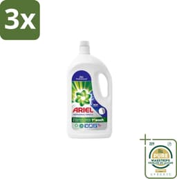 3 x Ariel – Vloeibaar Wasmiddel – Professional Regular - 90 wasbeurten - 4,05 L - Grootverpakking - Vloeibaar Wasmiddel - Witte Was - Stralend Wit - Vlekken Verwijderen - Frisse Geur — thumbnail 1