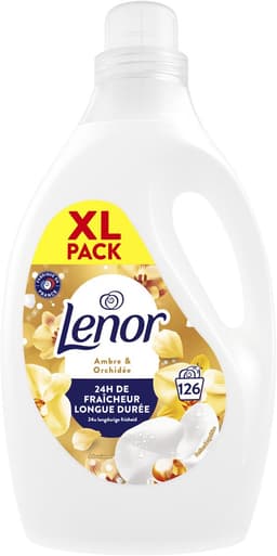 Lenor Wasverzachter - Amber & Orchidee - 4 x 126 Wasbeurten — thumbnail 3