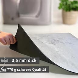 Antislip Wasmachine Beschermers Set van 2 - 60 cm Betonlook — thumbnail 2