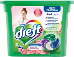 6 x Dreft - Nieuwe Formule - Wasmiddelcapsules 4in1 - Witte en Gekleurde Was - Vleugje Roze - 16 Wasbeurten - Wasmiddelcapsules - Wascapsules - Wasmiddel - Waspoeder - Kleurbescherming — thumbnail 2