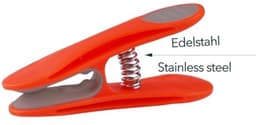 96 Wasknijpers met RVS veer en zachte grip, inclusief wasknijpertas - Leopard Bruin — thumbnail 4
