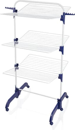 Leifheit droogtoren Pegasus 420 Solid Comfort – incl. houders en wieltjes - 42 m drooglengte — thumbnail 1