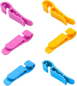 Ibenzoa® Sokkenclips voor Efficiënte Organisatie van Wassen en Droger - 21 Stuks, Verschillende Kleuren — thumbnail 1
