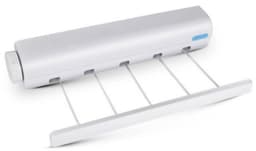 EXCITAT Intrekbare waslijn - Draagbare intrekbare waslijn - Drooglijn voor binnen en buiten - Compacte muurbevestiging - Vijf snoeren — thumbnail 1