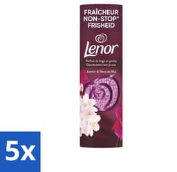 Lenor - Geurbooster - Jasmijn & Rose de Mai - Non-Stop Frisheid - 19 Wasbeurten - Bulkverpakking - 5 stuks — thumbnail 1