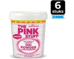 The Pink Stuff - Vlekverwijderaar voor witte was - 1.2 kg - Voordeelverpakking 6 stuks