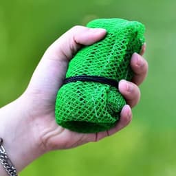 Visnet Zak - Vangnet Opbergtas - Outdoor Activiteiten - Sneldrogend Nylon - 100x60cm - Groen — thumbnail 4