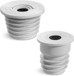 Rioolafdichtingen - 2 stuks - Vloerafvoer - Siliconen - Wasmachine geurplug - 35-40 mm, 45-50 mm geurplug - Afvoerbuis afdichting - Rioolbuisafdichting - Voor thuis, keuken en badkamer — thumbnail 1