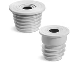 Rioolafdichtingen - 2 stuks - Vloerafvoer - Siliconen - Wasmachine geurplug - 35-40 mm, 45-50 mm geurplug - Afvoerbuis afdichting - Rioolbuisafdichting - Voor thuis, keuken en badkamer
