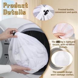 Solidchoice - Set van 5 Wasnetten voor Delicate Kleding — thumbnail 4