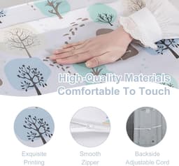 Wasmachine cover 63 x 62 x 85 cm - waterdicht - bescherming tegen stof en vocht - verlengt levensduur - ShopVlot — thumbnail 2