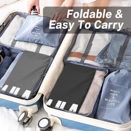 Waszak Waterproof - Waszak met Touwsluiting - Waszak 2 Stuks - Opvouwbare Waszak - Oxford Stof - 24 x 36 Inch - Wasmand — thumbnail 4