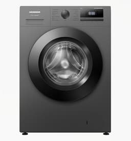 Heinner HWM-HME612IVSMTGA+++ Slim Wasmachine – 6 kg – 1200 RPM – Energieklasse A – Inverter Motor – 15 Programma’s – Stoom – 15 Min Snelprogramma – Digitaal Display – Kinderslot – Titaniumgrijs — thumbnail 1