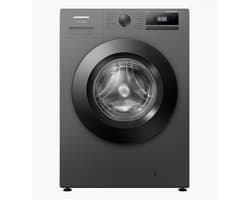 Heinner HWM-HME612IVSMTGA+++ Slim Wasmachine – 6 kg – 1200 RPM – Energieklasse A – Inverter Motor – 15 Programma’s – Stoom – 15 Min Snelprogramma – Digitaal Display – Kinderslot – Titaniumgrijs