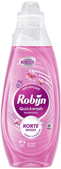 6 x Robijn – Vloeibaar Wasmiddel – Advanced Quickwash Sunset Bloom – Pro-Speed Technologie - 837 ml - Snel Wasmiddel - 15 Minuten Was - Vloeibaar Wasmiddel - Frisse Geur - Korte Wasprogramma — thumbnail 5