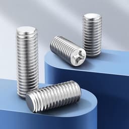 Dailygoods- Madenschroeven M3x4mm - 100 Stuks - Roestvrij Staal - Pinschroeven - Schroefdraadpennen - Schroefdraadgat — thumbnail 4