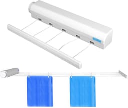 Dailygoods- Waslijn Uittrekbaar 3,75 m - Telescopische Wandhouder — thumbnail 4