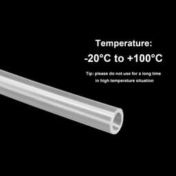 Dailygoods- Flexibele Slang 6mm x 8mm - 3 Meter - Voedselveilig PVC - Transparant - Schokbestendig - Hoge Flexibiliteit - Temperatuurbestendig - Tuinslang — thumbnail 2