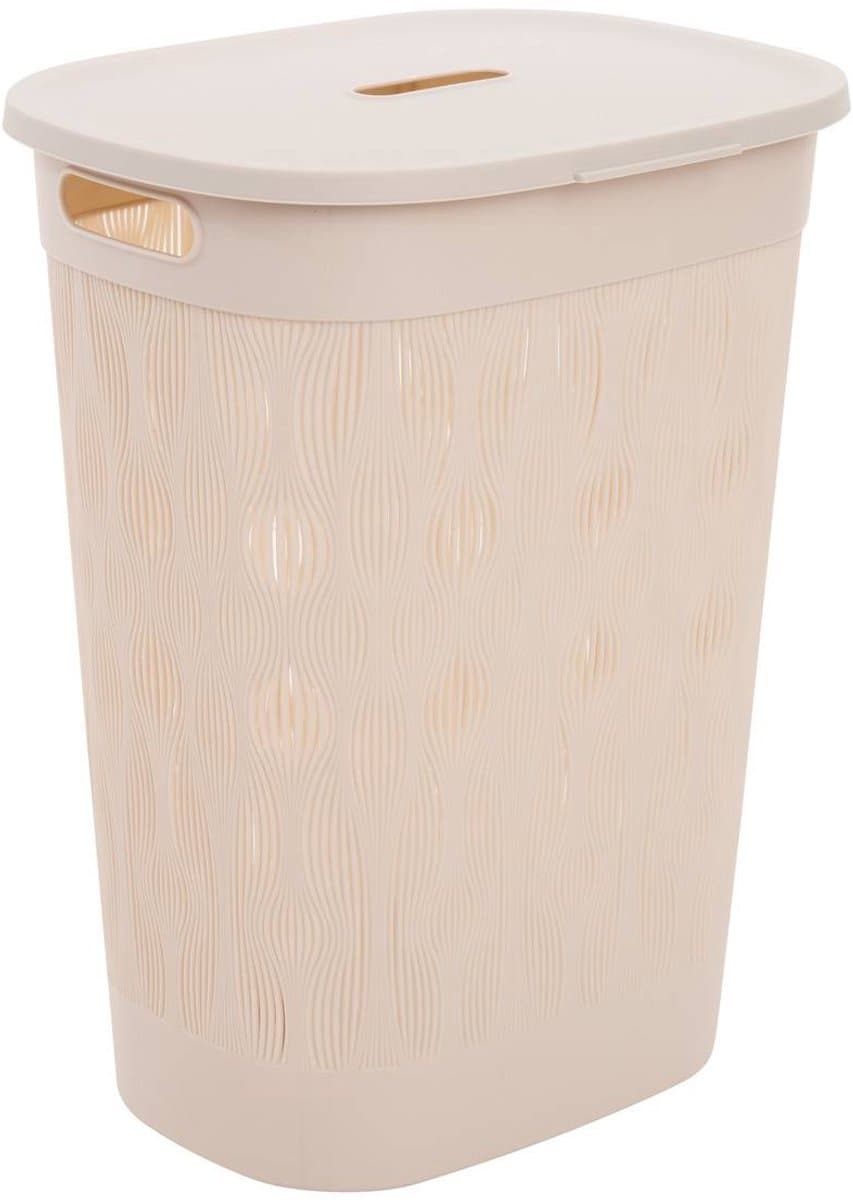 Wasmand 40 l met deksel LEAF — afbeelding 1