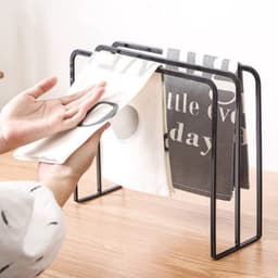 Vaatdoek Droogrek, 3 Armen Ruimtebesparend Ontwerp Vaatdoekrek Gootsteenopslagorganisator voor Keukenwerkblad (wit) - ShopVlot — thumbnail 2