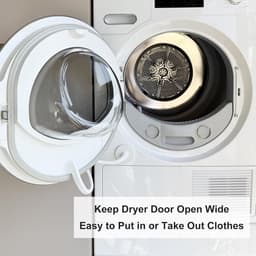Deurstopper voor wasmachine met voorlader - Magnetische - Met 4.3cm magneetvoet - Verstelbaar en Flexibel - Verwijderbare - Deurhouder Wasmachine - Wasmachine Deurstopper - Houdt de deur van de wasmachine open om geurtjes te voorkomen - Wit — thumbnail 4