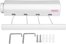 Intrekbare waslijn kleding drogen touw hanger verstelbare draagbare reizen voor binnen buiten benodigdheden(Four Ropes) — thumbnail 2
