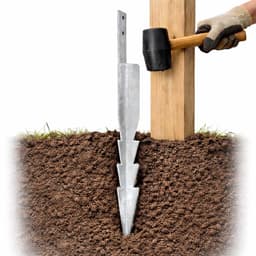 Grondankers set van 8 - 44 cm - gegalvaniseerd staal - extra sterke bevestiging voor speeltoestellen - ShopVlot — thumbnail 3