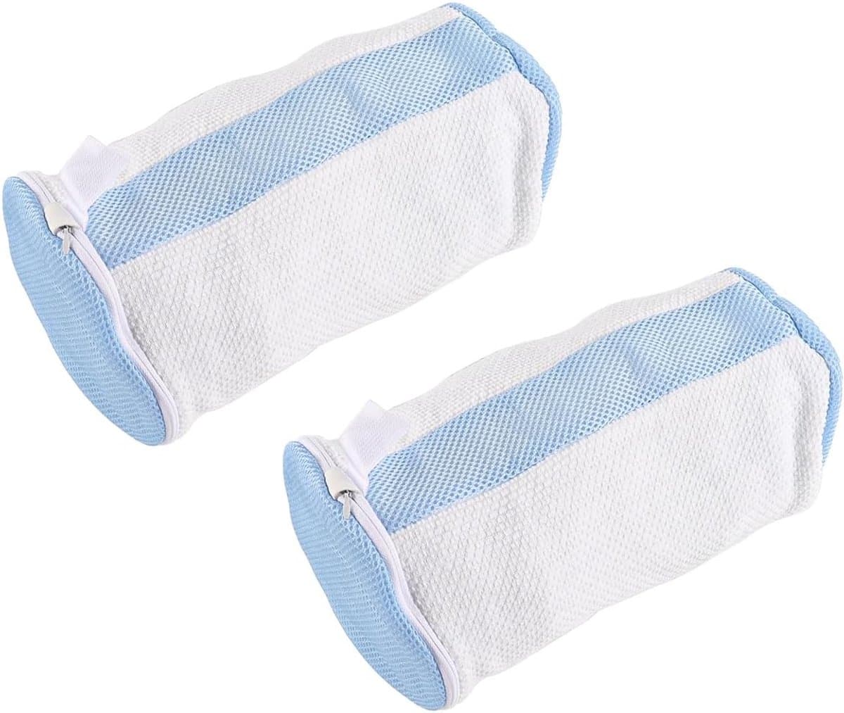 2 stuks schoenwaszak, 360 graden wrap-around-schoenreinigingszak, voor zachte, efficiënte reiniging in de wasmachine — afbeelding 1