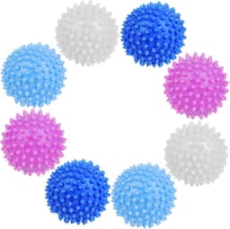 Verpakking van 8 stuks droogballen - Was- en droogballen voor wasdroger, perfect voor donsjacks, kleding, herbruikbaar en efficiënt — thumbnail 2