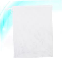 Wasnet Opbergtas - Kleding Netje - Kleding Beschermen - Dichtgebreid Gaas - 90 x 60 cm - Wit — thumbnail 4